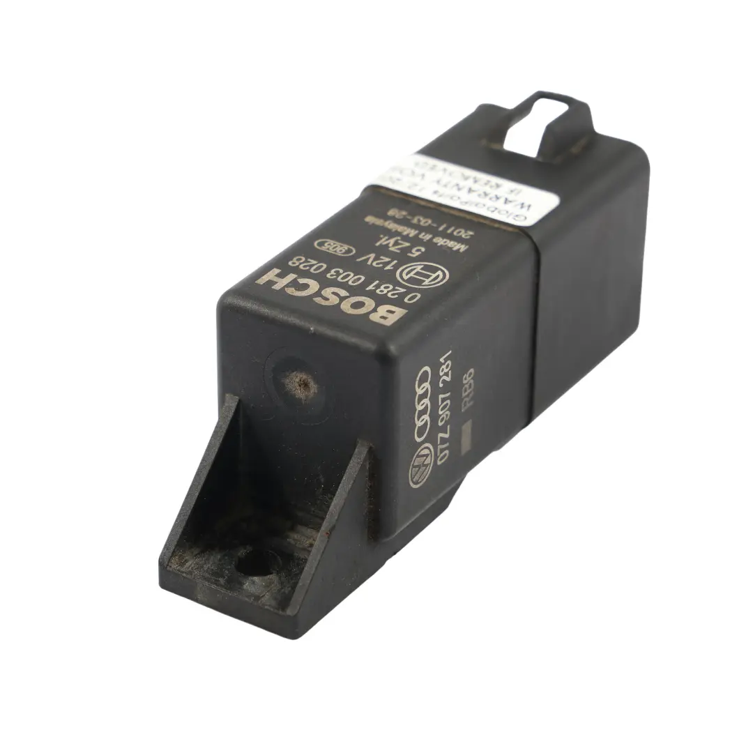 VW Volkswagen Crafter I Module Relais De Préchauffage 07Z907281 - SKU 0281003028 - Numéro de pièce 0281003028