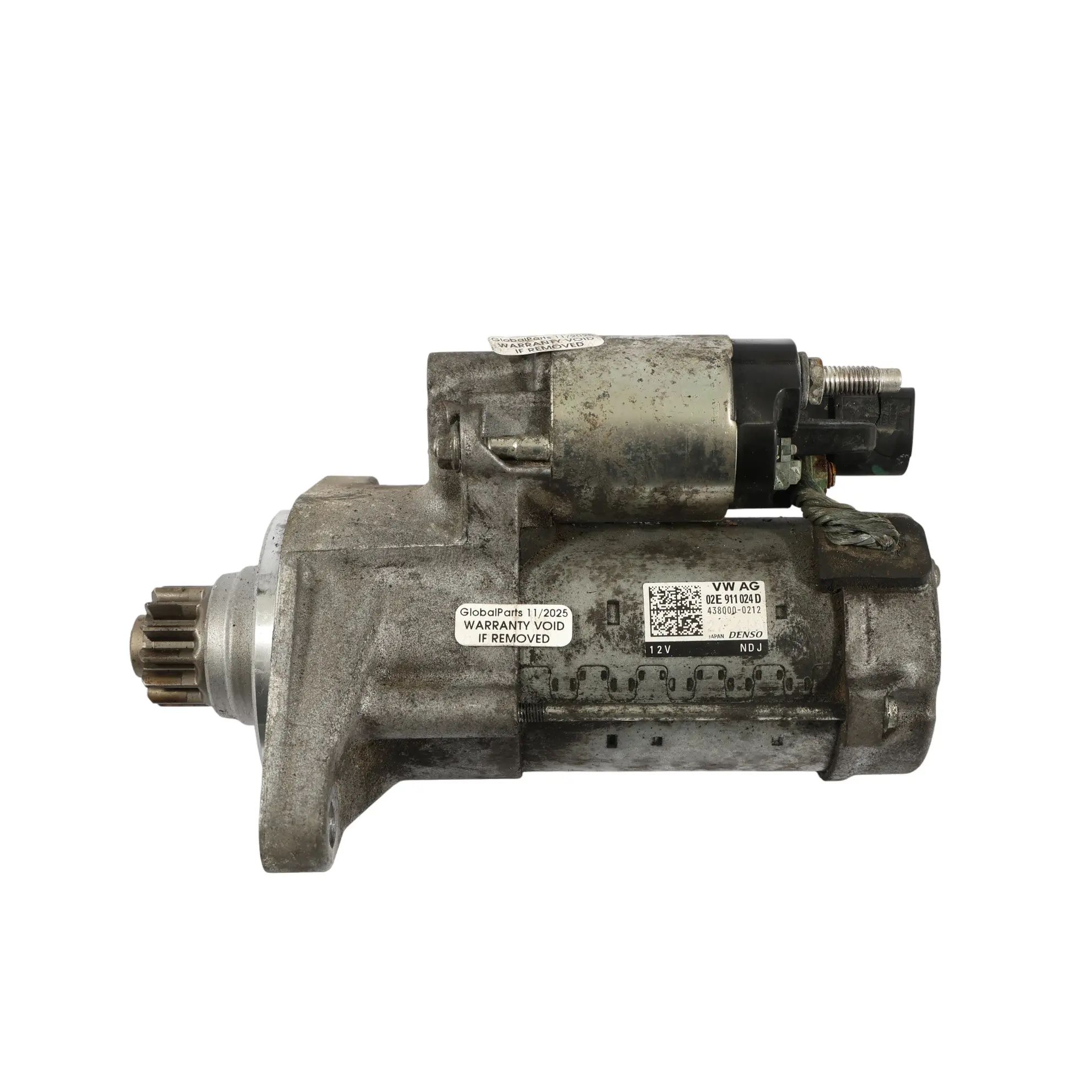 Volkswagen Golf Mk7 Audi A3 8V Démarreur Moteur Start Stop Denso 02E911024D