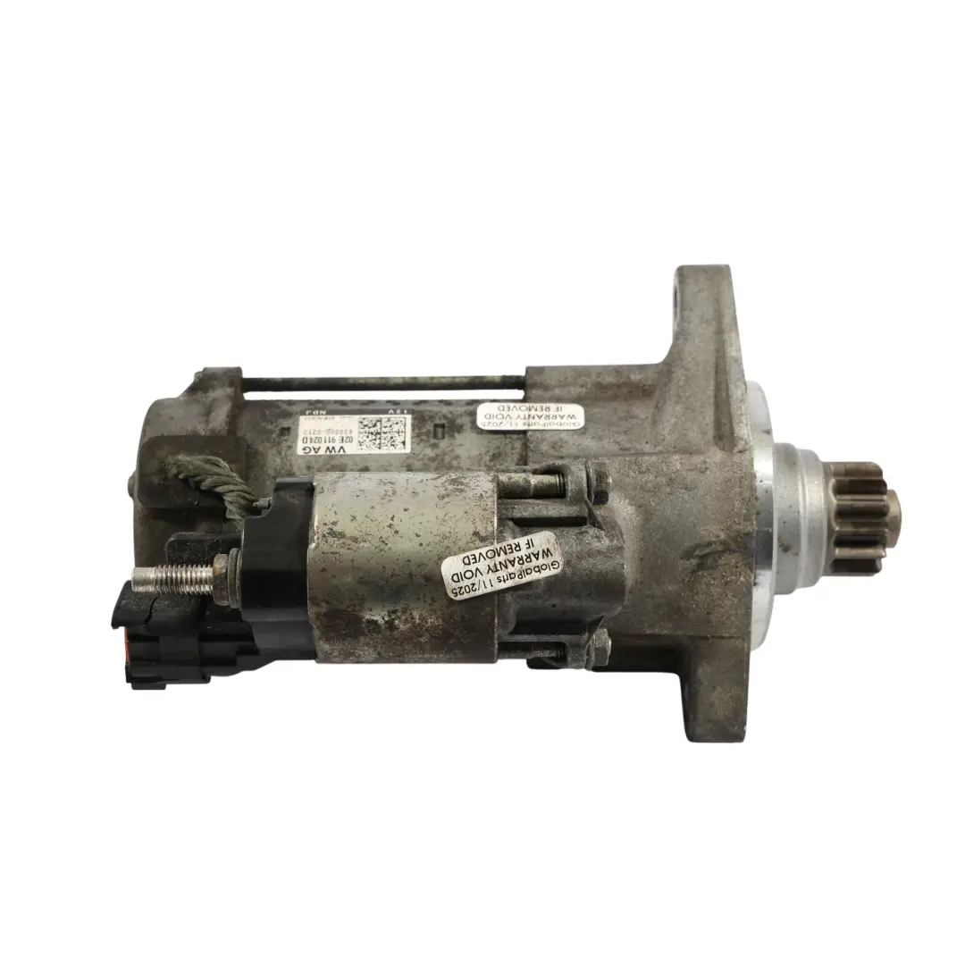 Starter Motor Start Stop Denso to Volkswagen Golf Mk7 Audi A3 8V Engine with Part number 02E911024D Volkswagen Golf Mk7 Audi A3 8V Engine Starter Motor Start Stop Denso - SKU 02E911024D - Part number 02E911024D