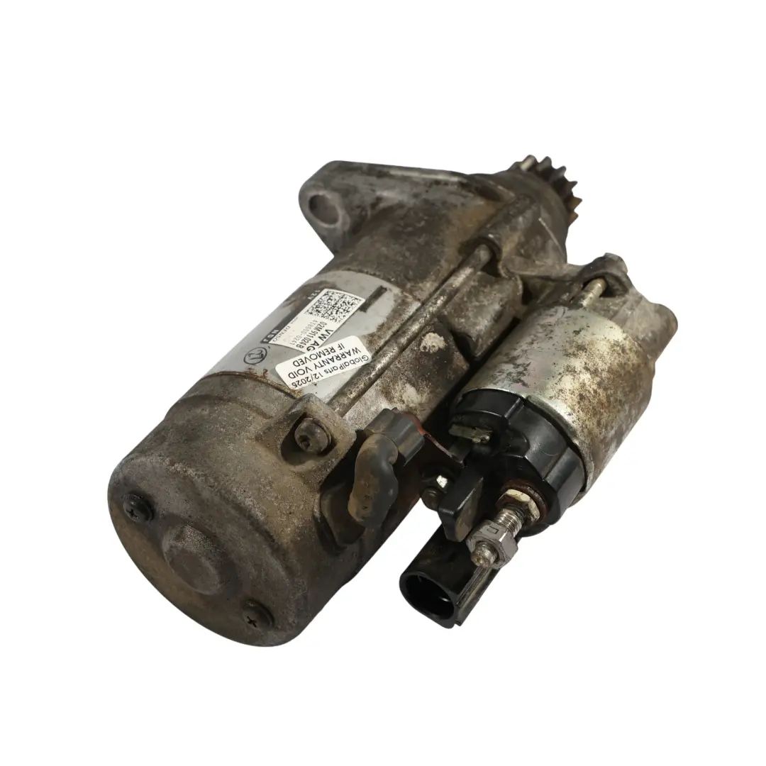 Starter Motor Diesel Engine to Volkswagen VW Golf Mk7 VII Passat B8 with Part number 02M911024B Volkswagen VW Golf Mk7 VII Passat B8 Starter Motor Diesel Engine - SKU 02M911024B - Part number 02M911024B