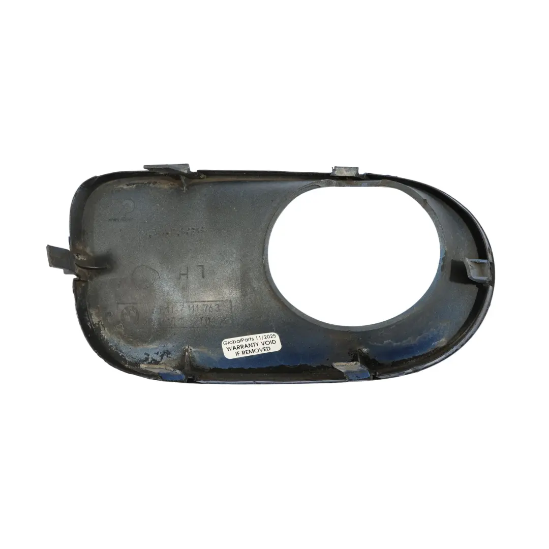 Front Bumper Cover Fog Lamp Trim Left N/S Estoril Blue - 335 to BMW X5 E53 with Part number 0301729 BMW X5 E53 Front Bumper Cover Fog Lamp Trim Left N/S Estoril Blue - 335 - SKU 0301729-EST - Part number 0301729