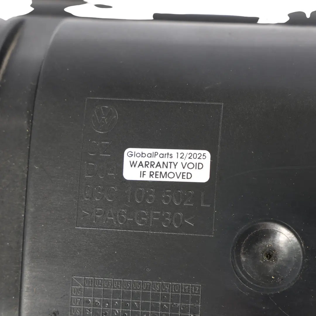 VW Golf VI Scirocco III 1.4TSI Osłona Panel Kompresora Powietrza - SKU 03C103502L - Numer Części 03C103502L