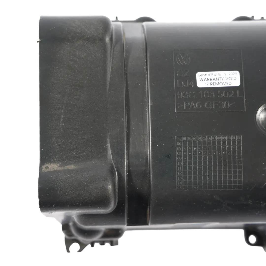 Rivestimento Compressore Aria per VW Golf VI Scirocco III 1.4 TSI con numero di parte 03C103502L VW Golf VI Scirocco III 1.4 TSI Rivestimento Compressore Aria - SKU 03C103502L - Numero di parte 03C103502L