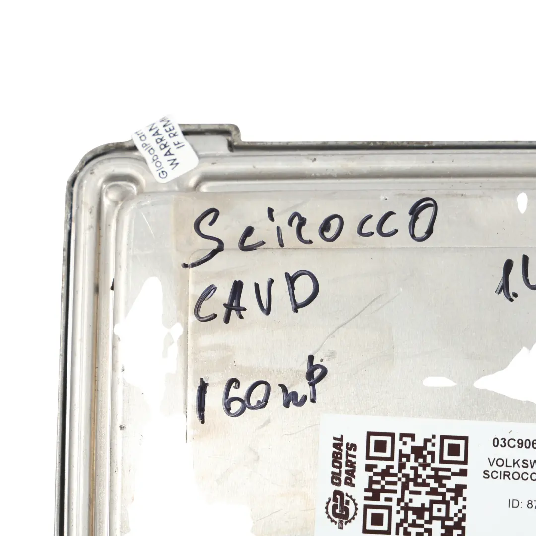 Volkswagen Scirocco Mk3 1.4 TSI CAVD Engine Control ECU Kit Automatic - SKU 03C906027G - Part number 03C906027G