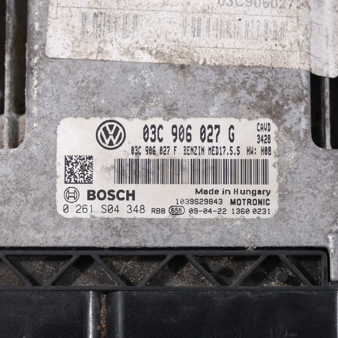 Volkswagen Scirocco Mk3 Kit Gestion Moteur 1.4 TSI CAVD Automatique - SKU 03C906027G - Numéro de pièce 03C906027G