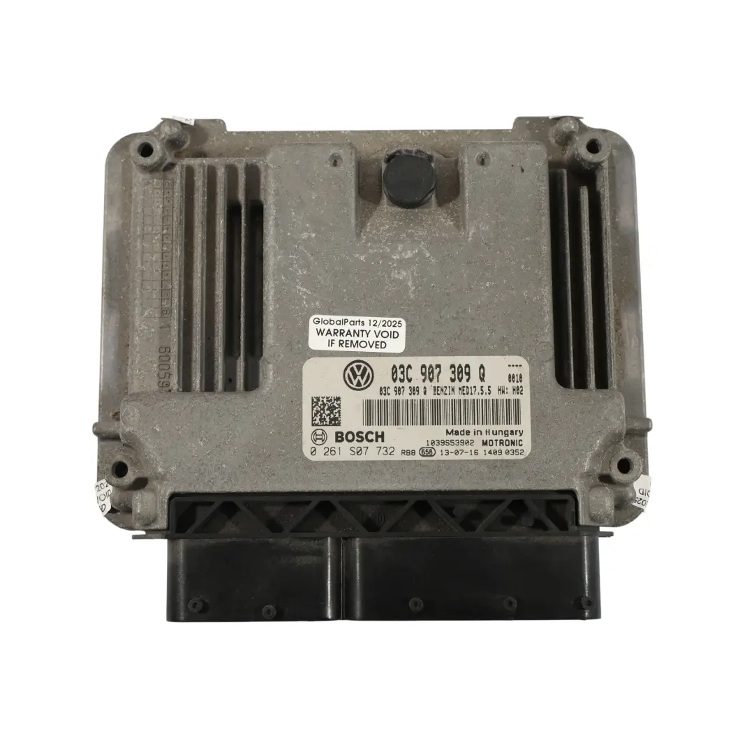 CTHC 140HP Engine ECU Automatic to Volkswagen Touran 1T 1.4 TSI with Part number 03C907309Q Volkswagen Touran 1T 1.4 TSI CTHC 140HP Engine ECU Automatic - SKU 03C907309Q - Part number 03C907309Q