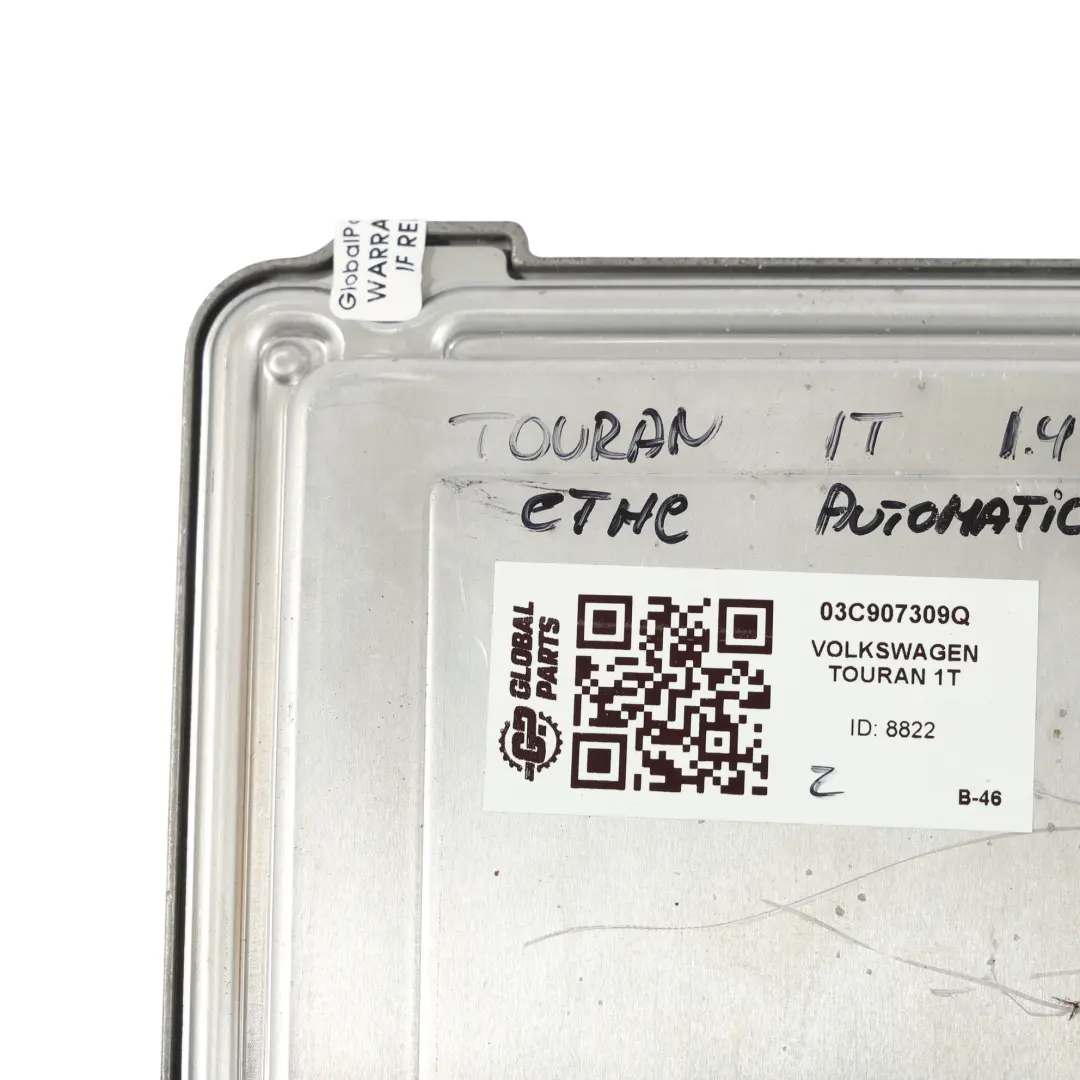 CTHC 140HP Engine ECU Automatic to Volkswagen Touran 1T 1.4 TSI with Part number 03C907309Q Volkswagen Touran 1T 1.4 TSI CTHC 140HP Engine ECU Automatic - SKU 03C907309Q - Part number 03C907309Q