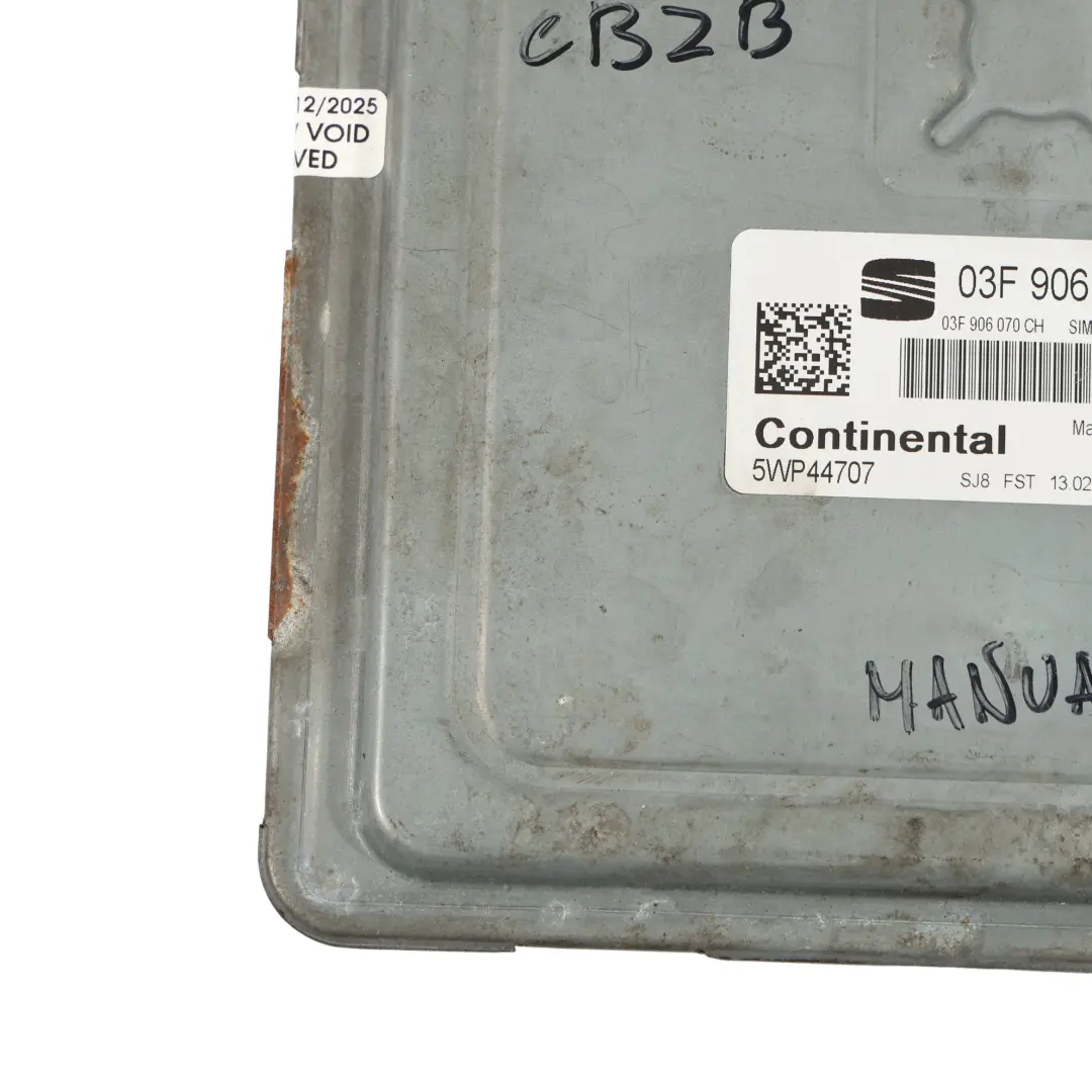 Seat Leon 1P 1.2 TSI CBZB 105HP Motor Steuerungs Modul ECU Manual - SKU 03F906070CH - Teilenummer 03F906070CH