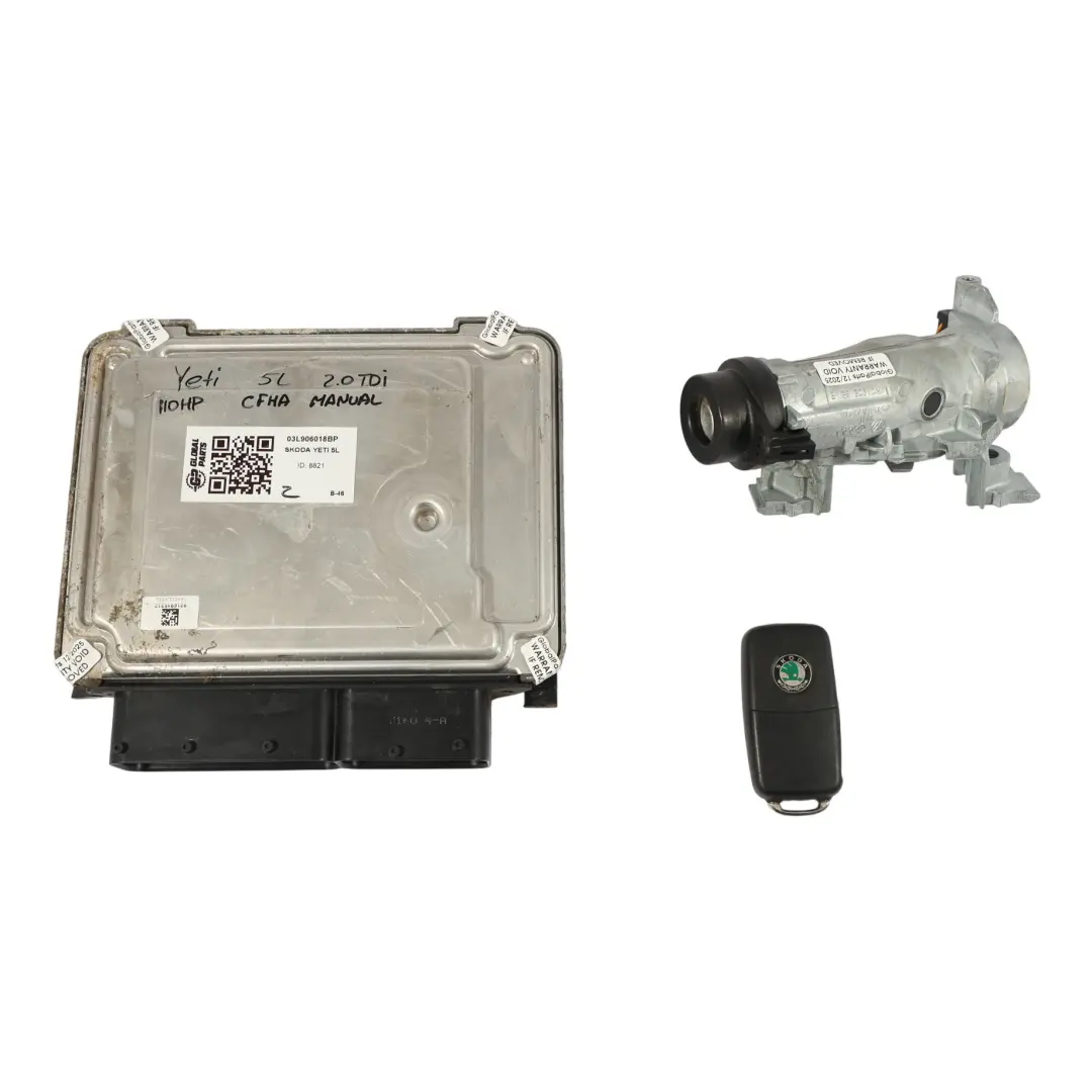 Skoda Yeti Mk1 2.0 TDI 110HP CFHA Sterownik Silnika Kit 03L906018HJ Manual - SKU 03L906018BP - Numer Części 03L906018BP