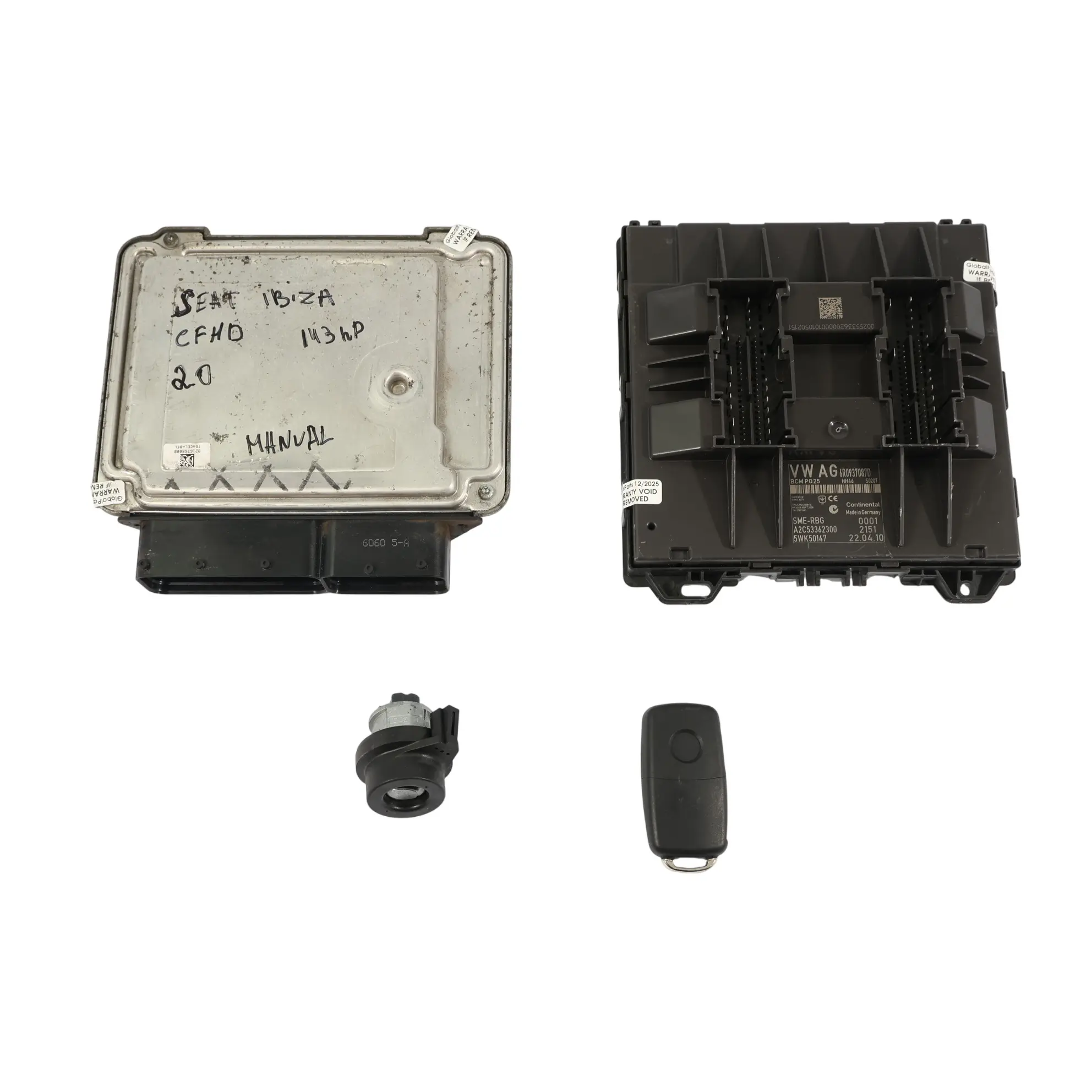 Seat Ibiza 6J IV Mk4 2.0 TDI CFHD Unidad De Control Del Motor ECU Set Manual