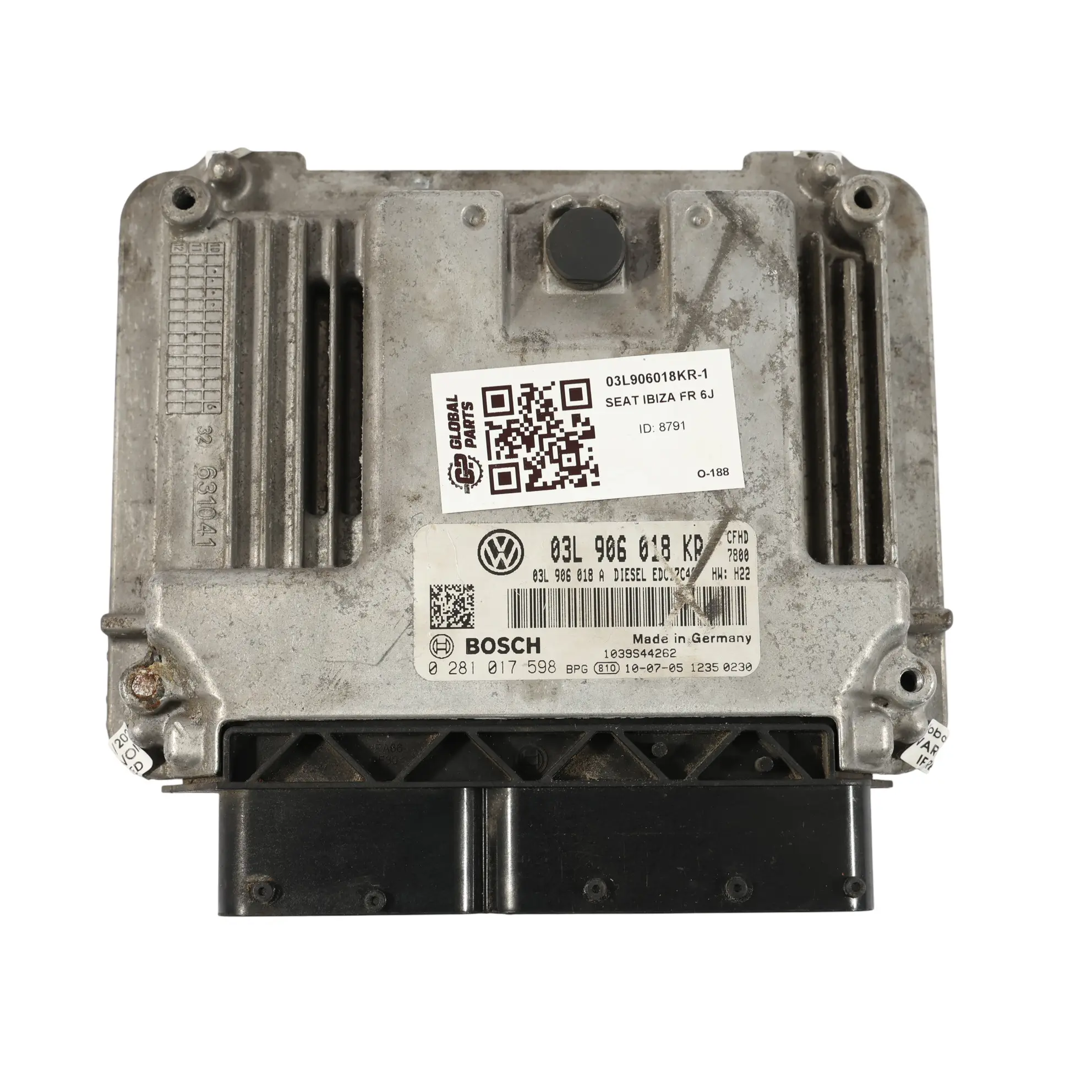 Seat Ibiza 6J IV 2.0 TDI CFHD 143HP Control Del Motor ECU 03L906018KR Manual