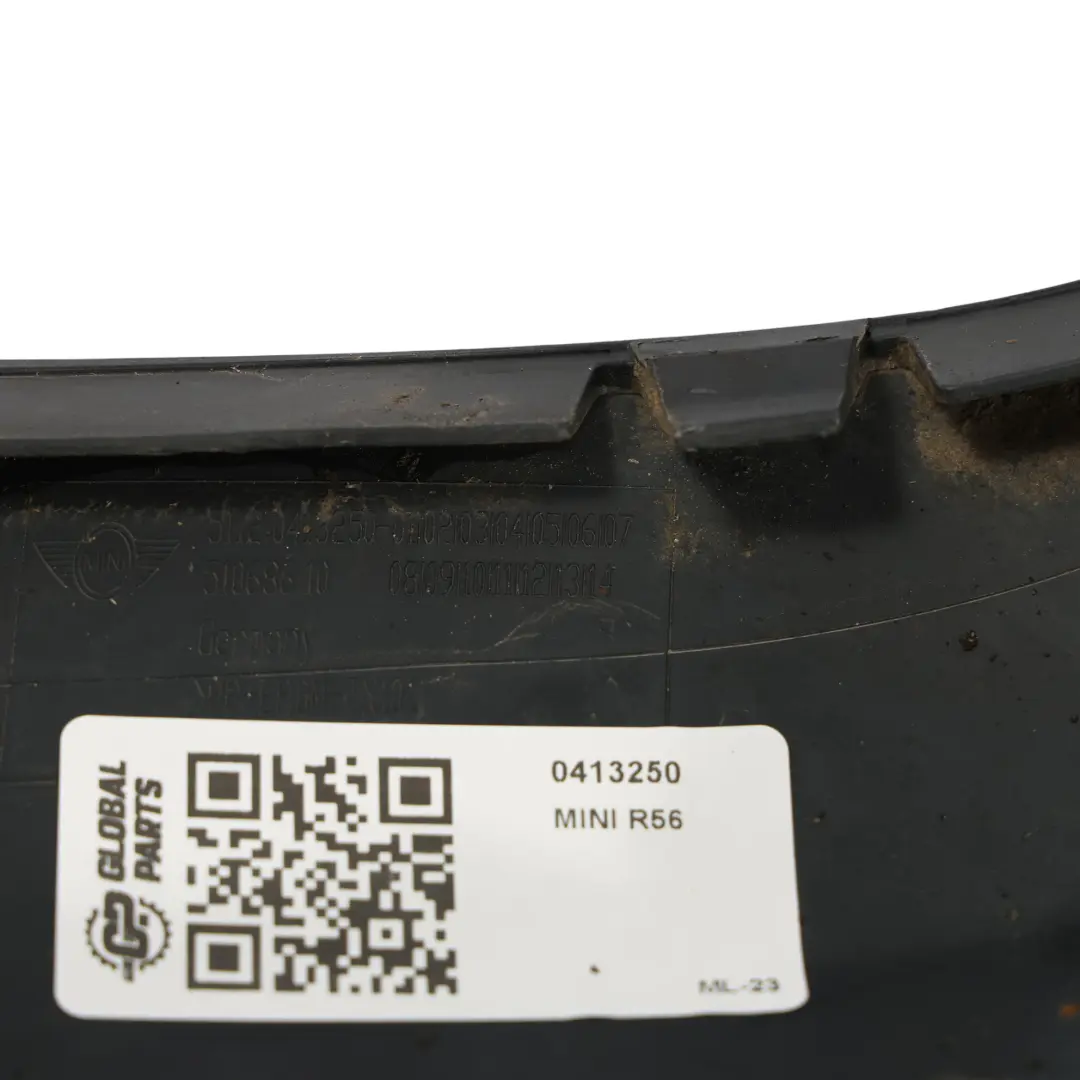 Mini Cooper S R56 JCW Rear Bumper Extension Trim Panel Right O/S - SKU 0413250 - Part number 0413250