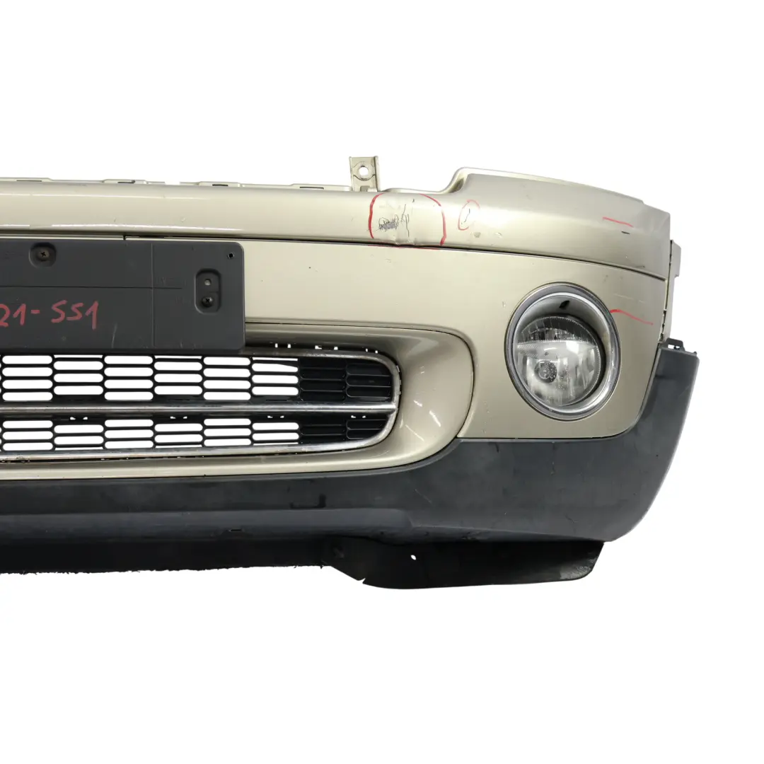 Mini R55 R56 Frontstoßstange Komplett Zierleiste Sparkling Silver Metallic - A60 - SKU 0430221-SS1 - Teilenummer 0430221