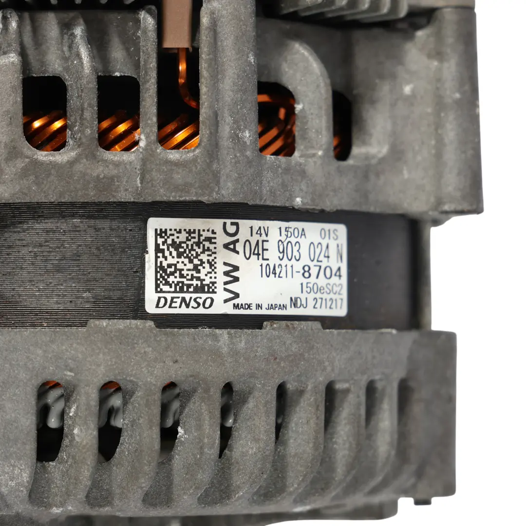 Audi A4 B9 VW Polo 5 Alternateur Denso 1.4 TFSI Essence - SKU 04E903024N - Numéro de pièce 04E903024N