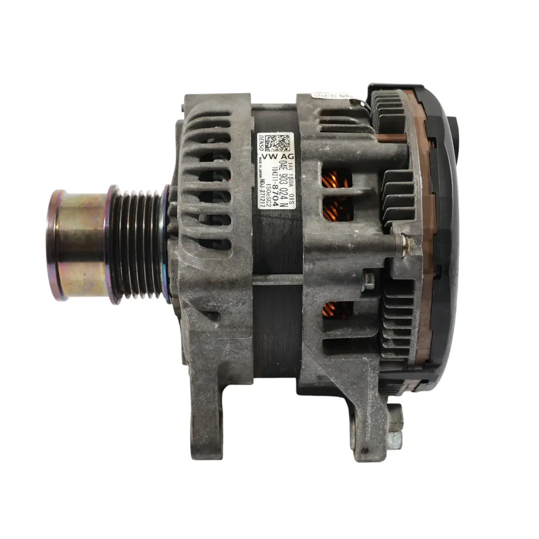 Audi A4 B9 VW Polo 5 Alternador Generador Denso 1.4 TFSI Gasolina - SKU 04E903024N - Número de pieza 04E903024N