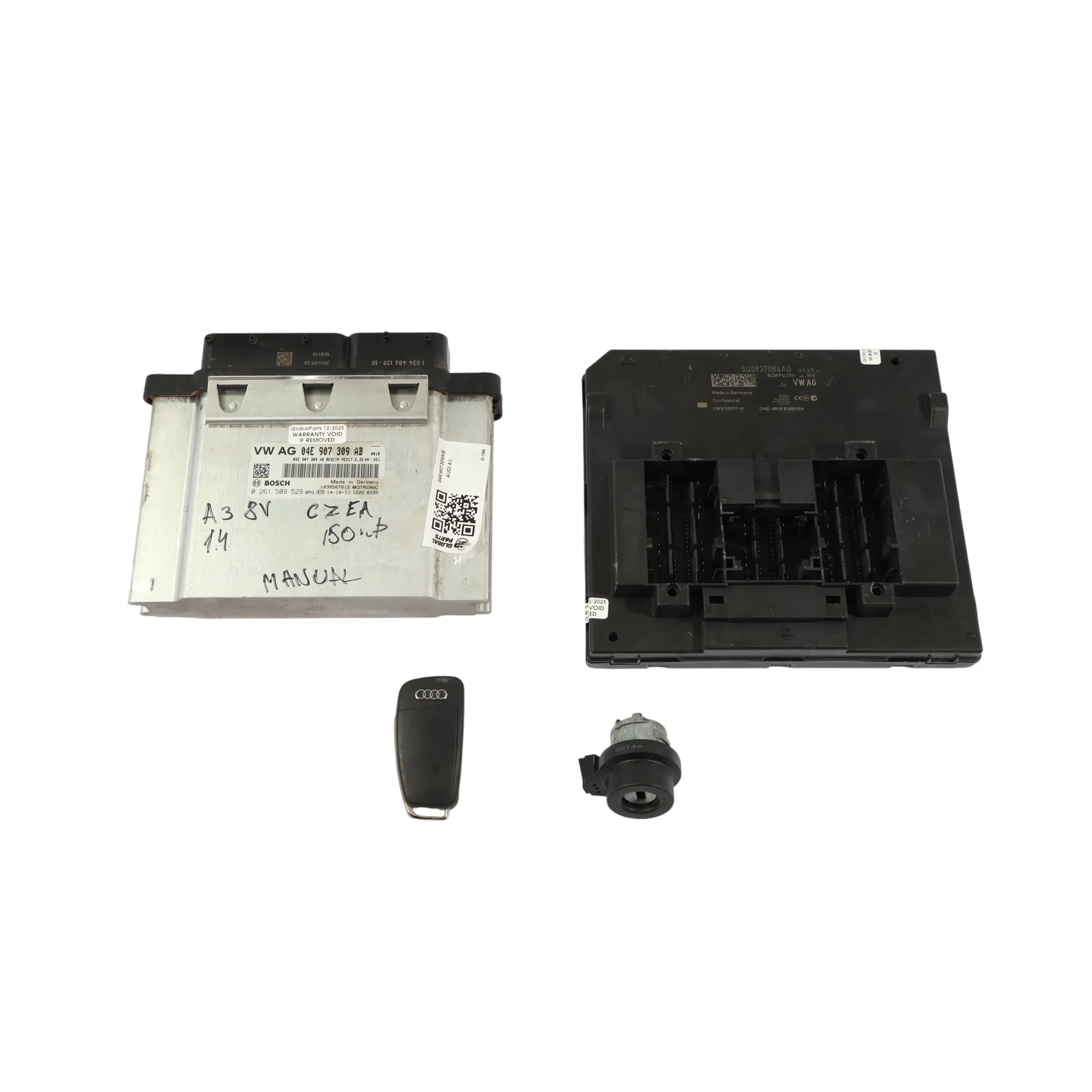 Audi A3 8V 1.4 TFSI CZEA 150HP Engine Control Unit ECU Kit 04E907309AB Manual