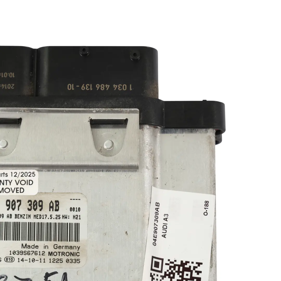 CZEA 150HP Engine Control Unit ECU Kit Manual to Audi A3 8V 1.4 TFSI with Part number 04E907309AB Audi A3 8V 1.4 TFSI CZEA 150HP Engine Control Unit ECU Kit Manual - SKU 04E907309AB - Part number 04E907309AB