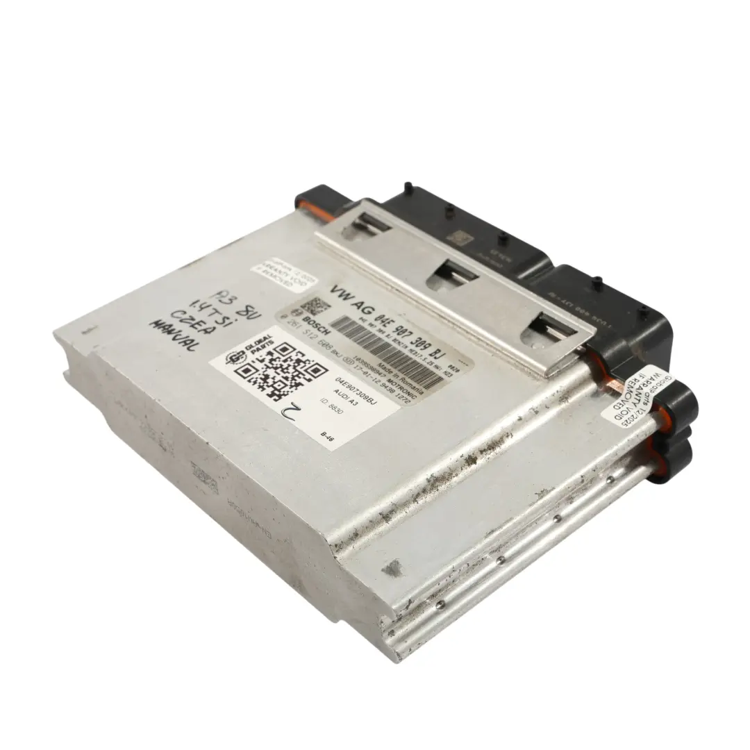 CZEA Module Commande Moteur ECU 04E907309A Manuel pour Audi A3 8V 1.4 TFSI à propos du numéro de pièce 04E907309BJ Audi A3 8V 1.4 TFSI CZEA Module Commande Moteur ECU 04E907309A Manuel - SKU 04E907309BJ - Numéro de pièce 04E907309BJ