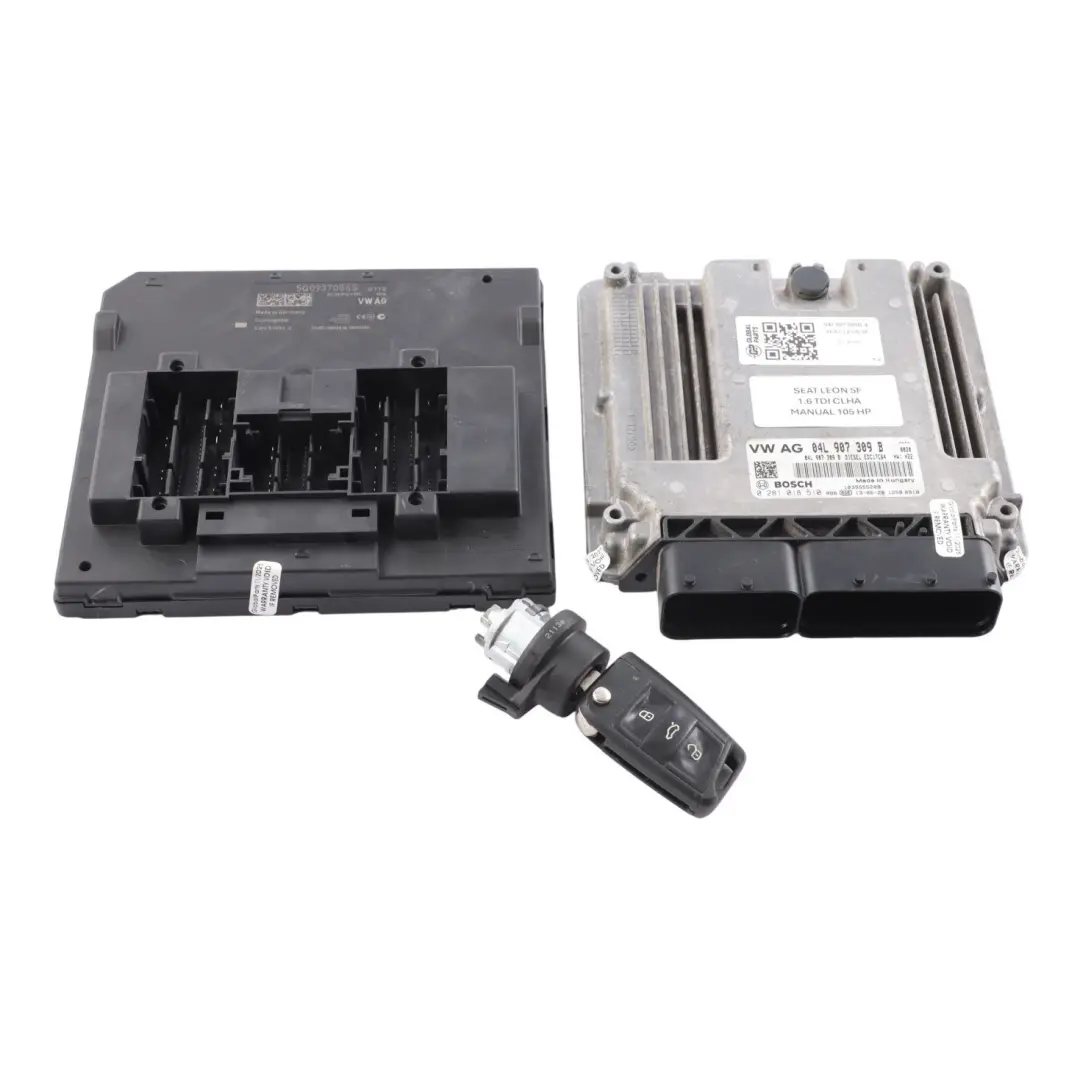 Seat Leon 5F 1.6 TDI CLHA 105HP Motor Steuergerät ECU Kit - SKU 04L907309B-4 - Teilenummer 04L907309B