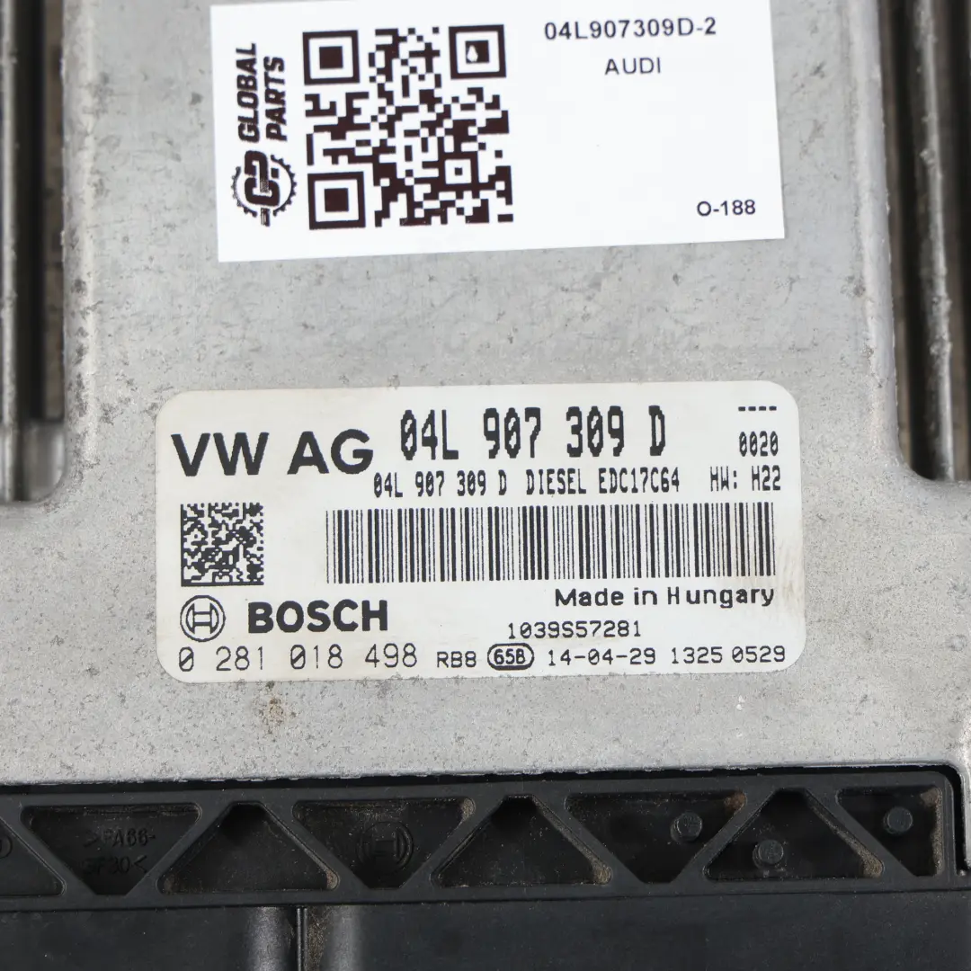 VW Golf VII 5G 2.0 TDI CRLB 150HP Kit Centralina Motore Manuale - SKU 04L907309D-2 - Numero di parte 04L907309D