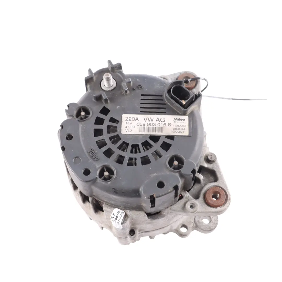 Alternator Generator 220A 14V 3.0 TDI to Porsche Cayenne 955 9PA with Part number 059903016S Porsche Cayenne 955 9PA Alternator Generator 220A 14V 3.0 TDI - SKU 059903016S - Part number 059903016S