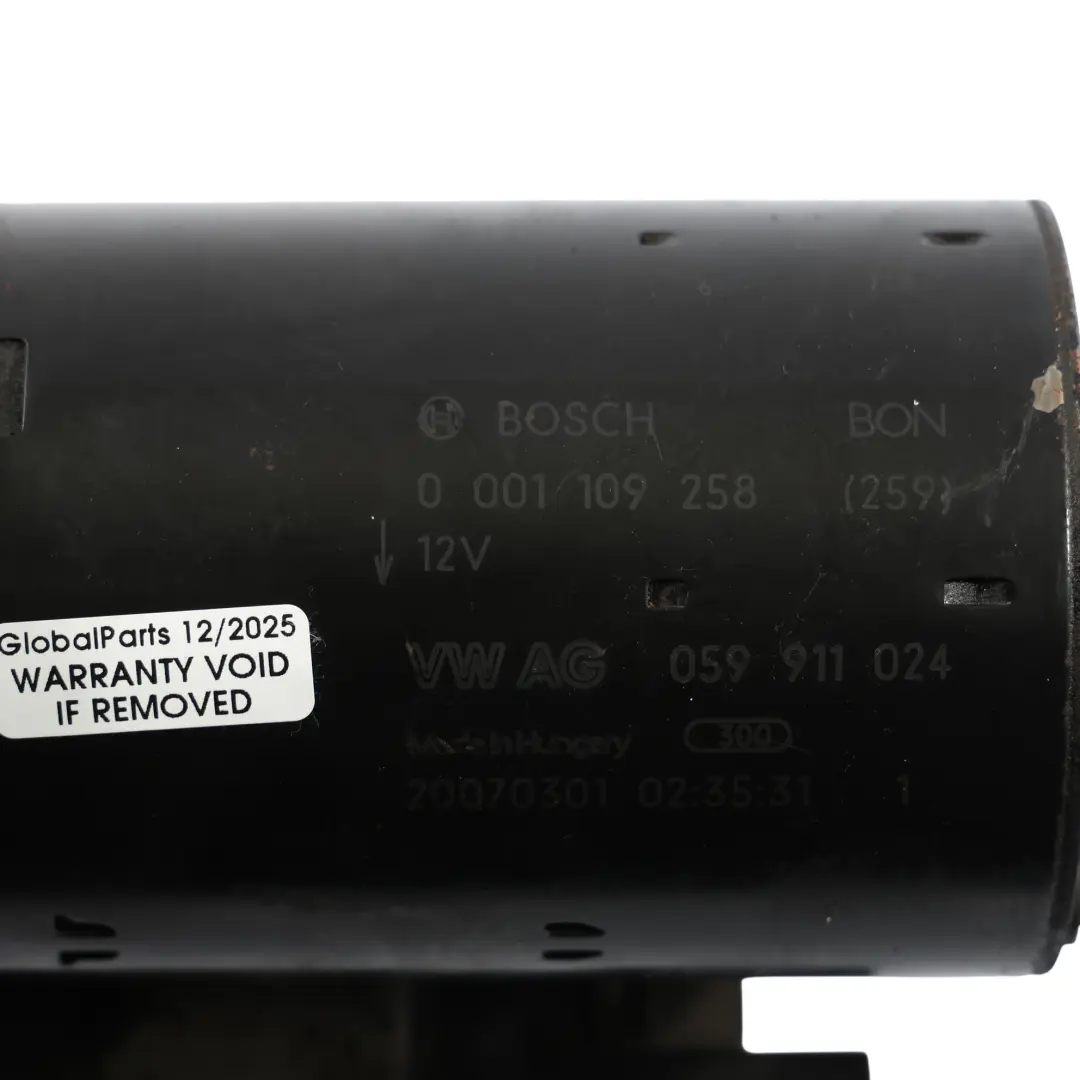 Audi A4 B7 A6 C6 Diesel Anlasser 3.0 TDI - SKU 059911024 - Teilenummer 059911024