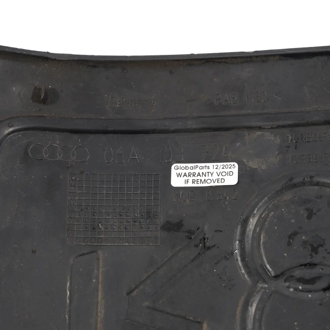 Mk1 8N 1.8T Coperchio Motore Pannello Superiore Acustico per Audi TT con numero di parte 06A103724K Audi TT Mk1 8N 1.8T Coperchio Motore Pannello Superiore Acustico - SKU 06A103724K - Numero di parte 06A103724K