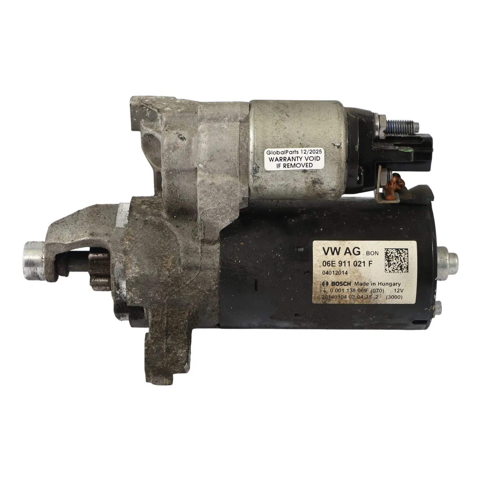 Audi A5 8T A6 C7 Engine Starter Motor 3.0 TFSI Petrol 06E911021F