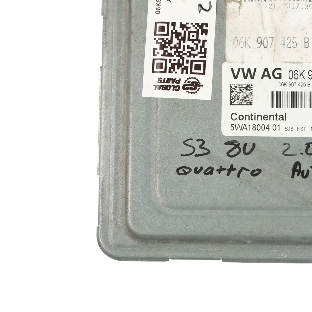 310HP Quattro Motore ECU Kit BCM + Chiave per Audi S3 8V 2.0 TFSI DJHA con numero di parte 06K907425B Audi S3 8V 2.0 TFSI DJHA 310HP Quattro Motore ECU Kit BCM + Chiave - SKU 06K907425B-18 - Numero di parte 06K907425B