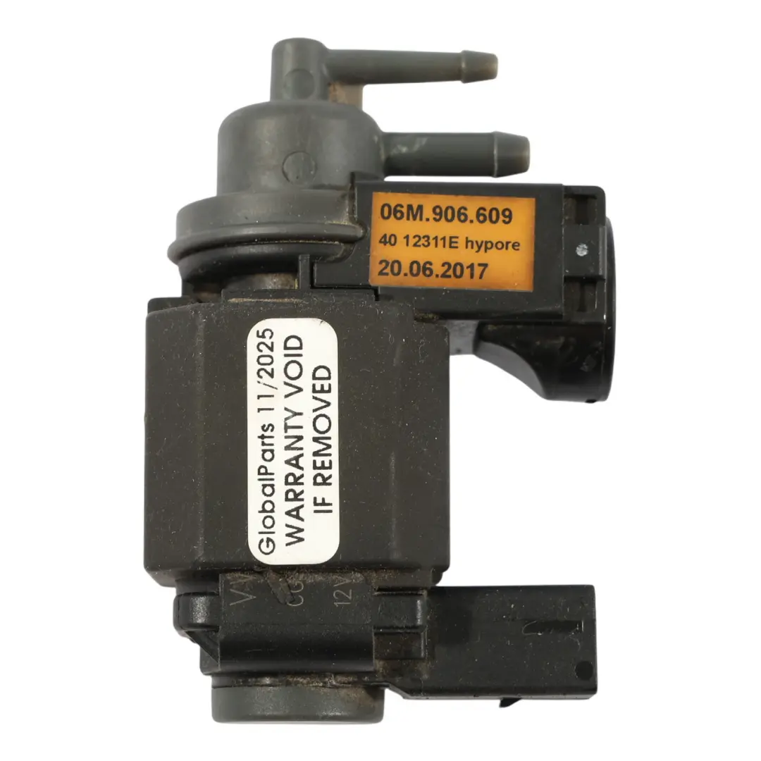Audi A5 S5 F5 Vacuum System Pressure Converter Solenoid Valve 3.0 TFSI - SKU 06M906609 - Part number 06M906609