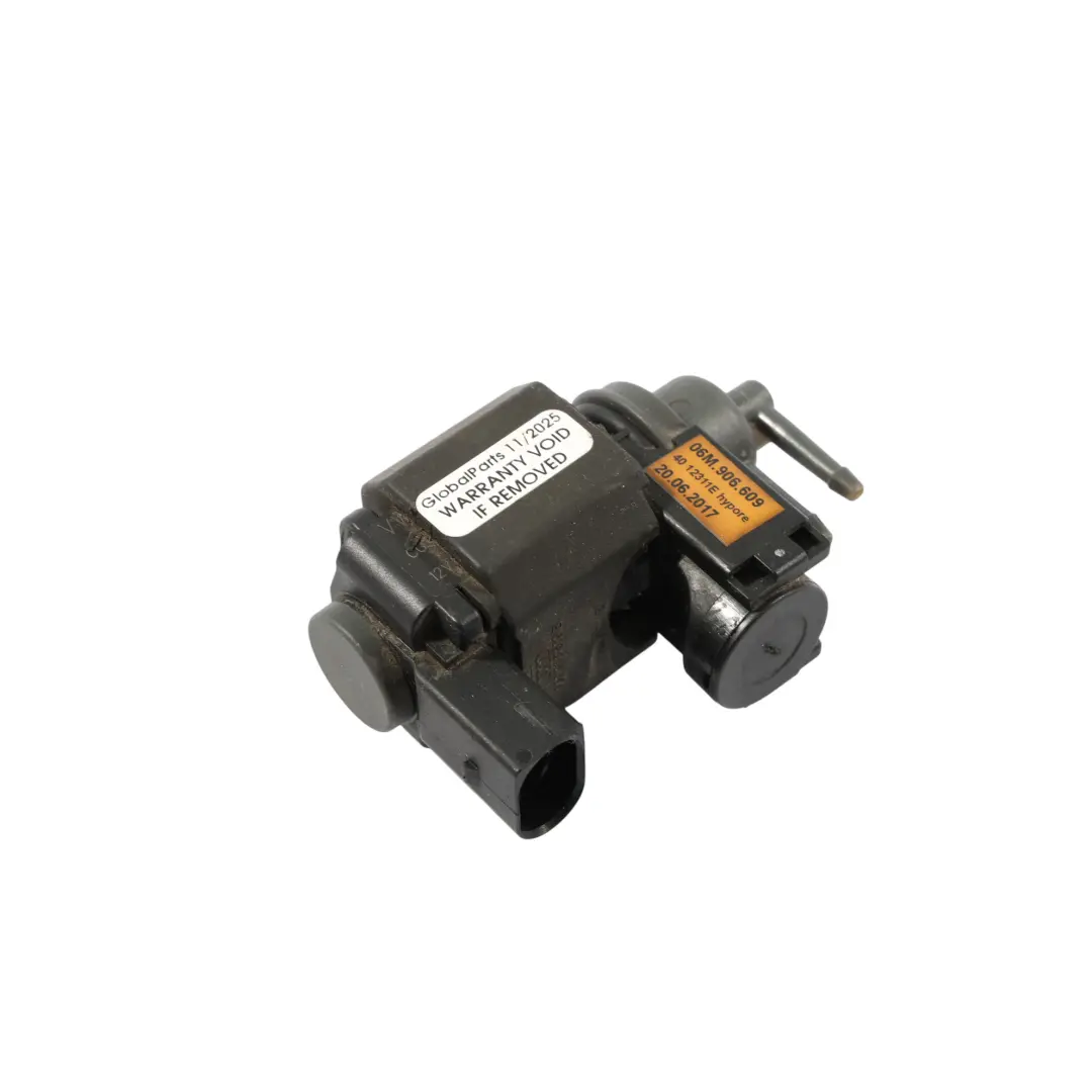 Válvula Solenoide Convertidor Presión Vacío 3.0 TFSI para Audi A5 S5 F5 con número de pieza 06M906609 Audi A5 S5 F5 Válvula Solenoide Convertidor Presión Vacío 3.0 TFSI - SKU 06M906609 - Número de pieza 06M906609
