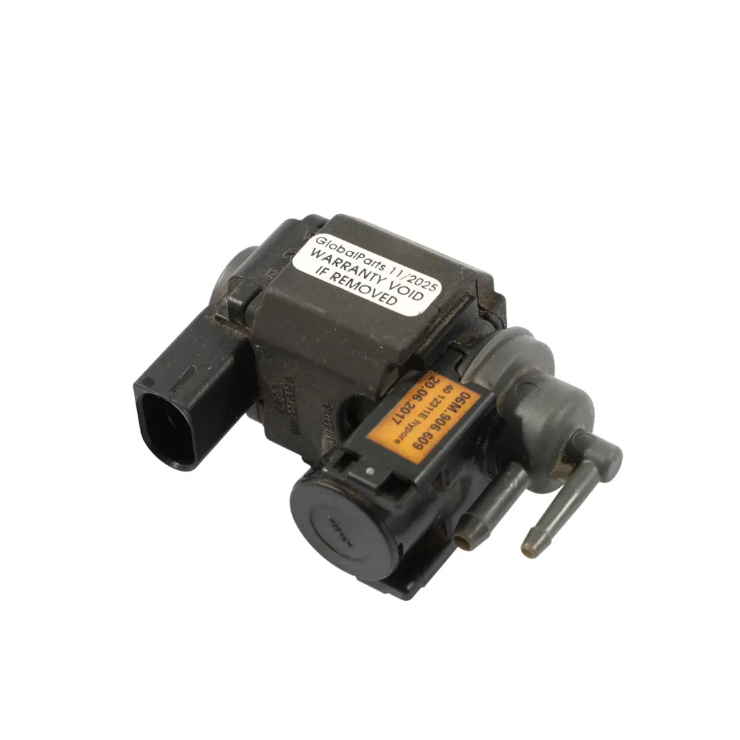 Audi A5 S5 F5 Válvula Solenoide Convertidor Presión Vacío 3.0 TFSI - SKU 06M906609 - Número de pieza 06M906609