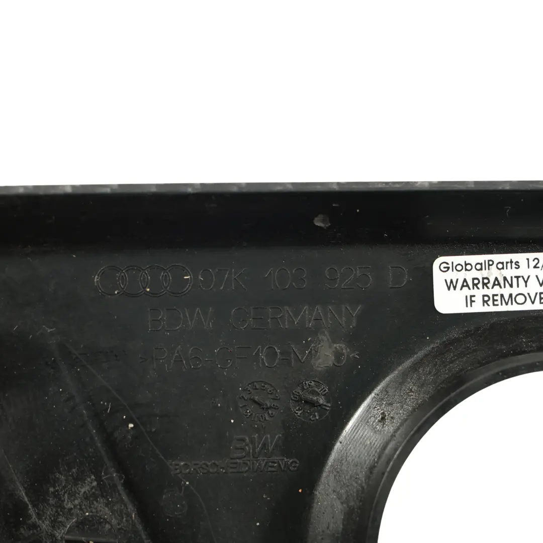 Audi RS3 8P Compartimento Motor Tapa Superior Panel - SKU 07K103925D - Número de pieza 07K103925D