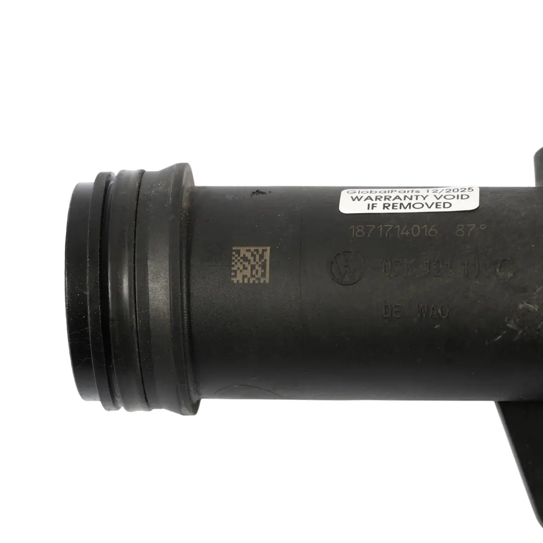 Audi RS3 8V Carcasa Termostato Refrigerante Motor 2.5 TFSI DAZA - SKU 07K121111C - Número de pieza 07K121111C