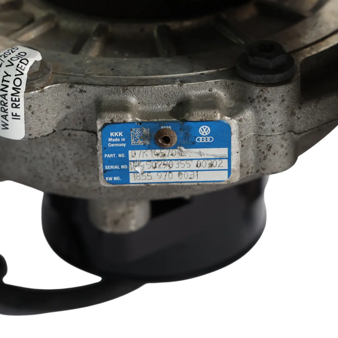 Audi RS3 8V TTRS 8S Turbocompresor Turbo 2.5 TFSI DAZA Motor Gasolina - SKU 07K145701L-1 - Número de pieza 07K145701L