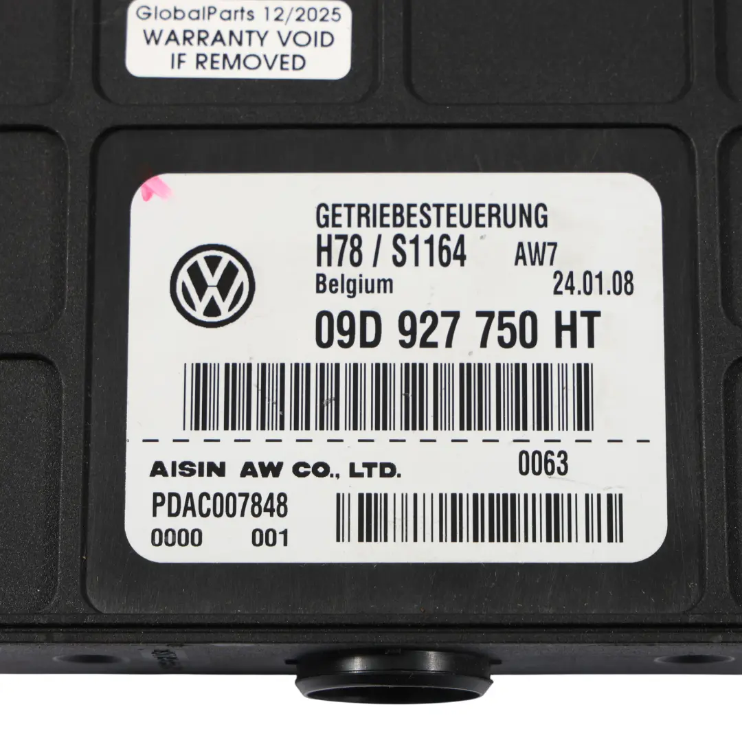 Audi Q7 4L Moduł Sterownik Skrzyni Biegów - SKU 09D927750HT - Numer Części 09D927750HT