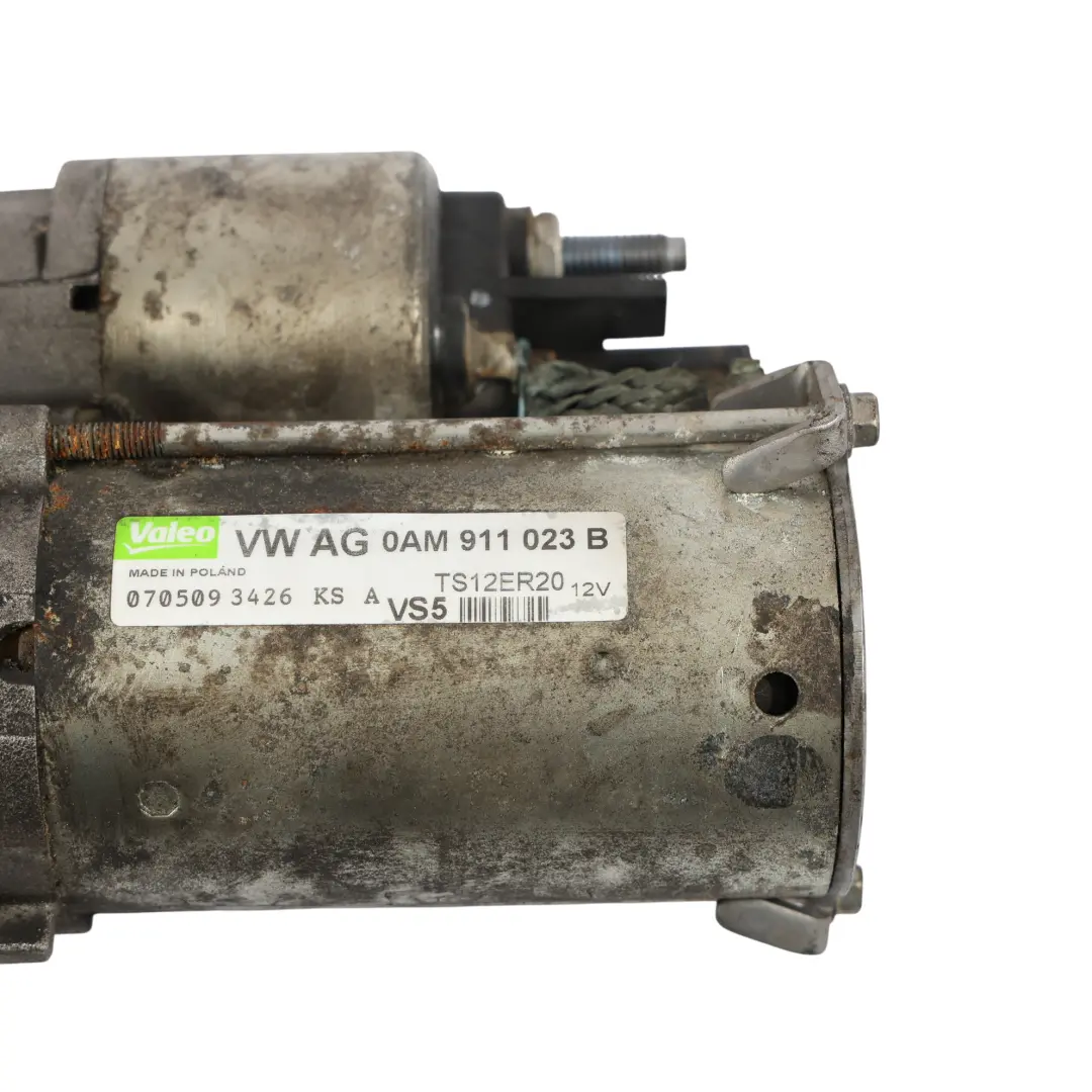 Mk3 Starter Motor DSG Gearbox 1.4 TSI CAVD to Volkswagen Scirocco with Part number 0AM911023B Volkswagen Scirocco Mk3 Starter Motor DSG Gearbox 1.4 TSI CAVD - SKU 0AM911023B - Part number 0AM911023B