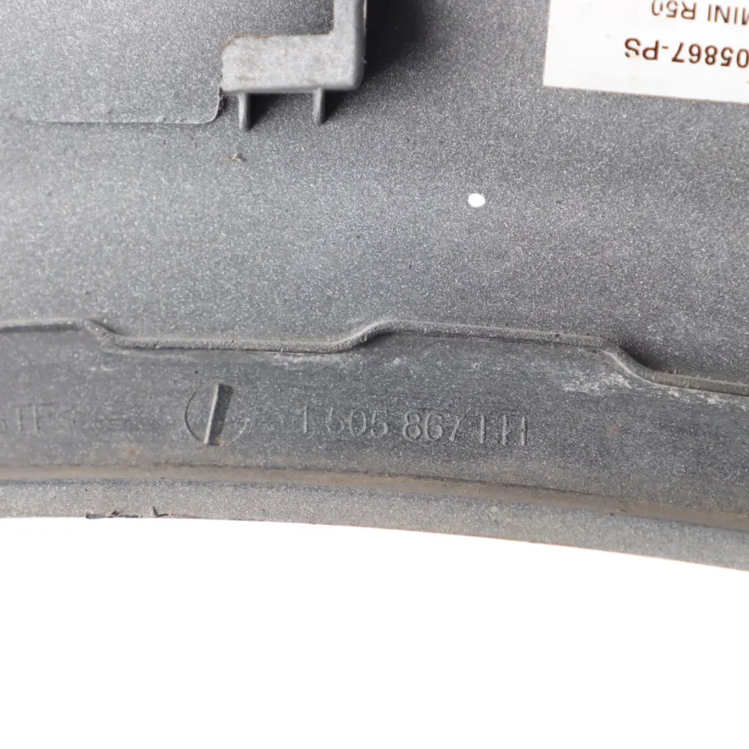 Arch Bonnet Trim Front Left N/S 1505867 Pure Silver - 900 to Mini R50 R52 R53 Wheel with Part number 1505867-PS Mini R50 R52 R53 Wheel Arch Bonnet Trim Front Left N/S 1505867 Pure Silver - 900 - SKU 1505867-PS - Part number 1505867-PS