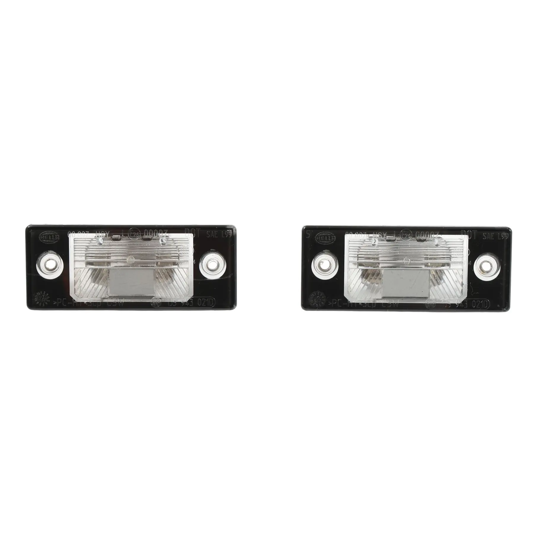 Volkswagen Touareg 7L Luz De Matrícula Trasera 1J5943021D SET X2