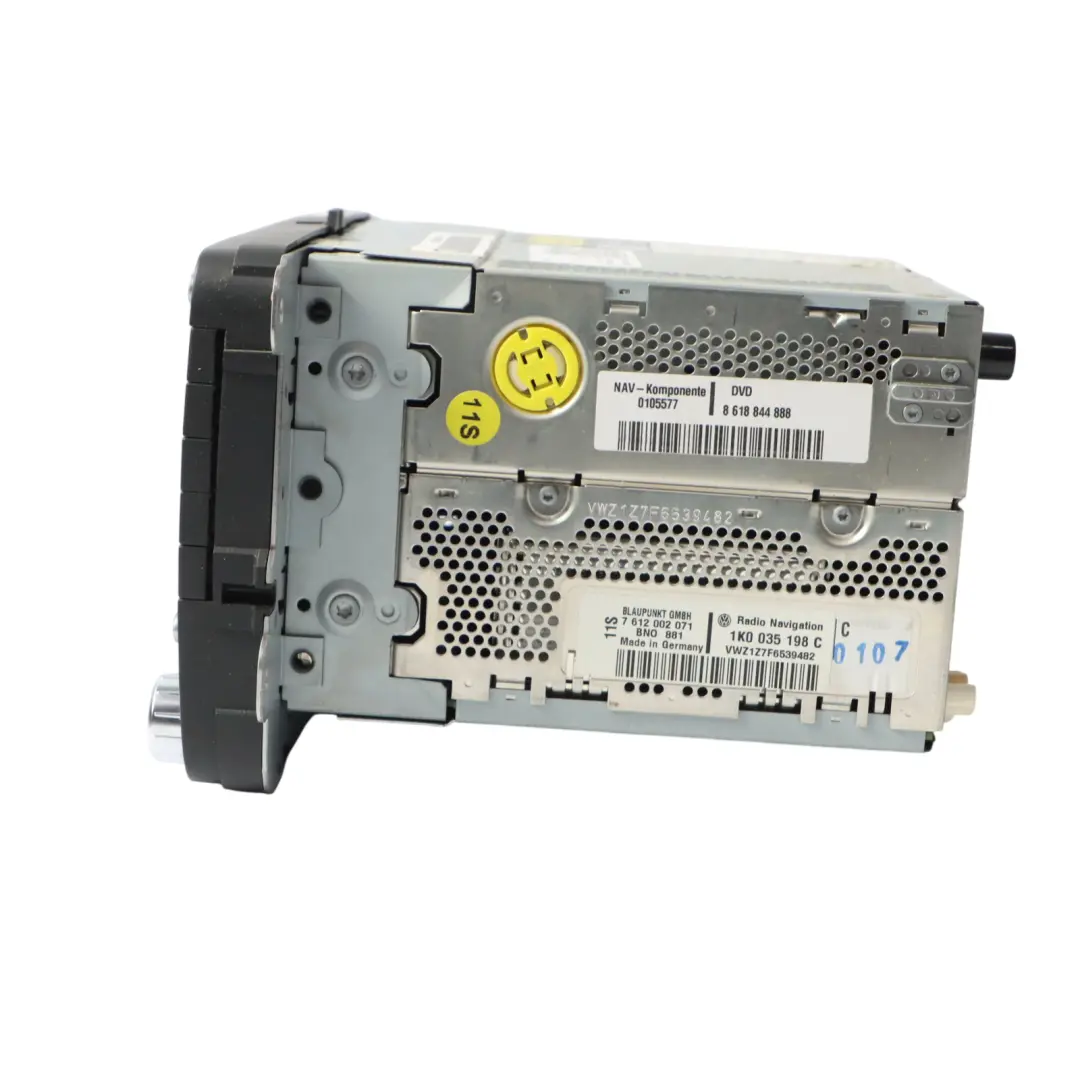 Volkswagen Golf Mk5 Radio CD Radio Nawigacja Odtwarzacz CD - SKU 1K0035198C - Numer Części 1K0035198C