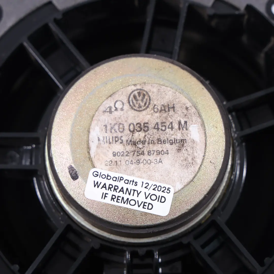 Door Speaker Left Right N/O/S Loudspeaker to VW Volkswagen Golf 5 Rear with Part number 1K0035454M VW Volkswagen Golf 5 Rear Door Speaker Left Right N/O/S Loudspeaker - SKU 1K0035454M - Part number 1K0035454M