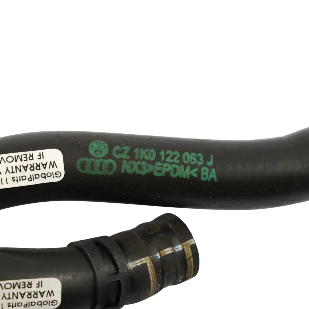 Audi TT 8J A3 8P Skoda Octavia II 2.0 TFSI Water Coolant Pipe Hose - SKU 1K0122063J - Part number 1K0122063J