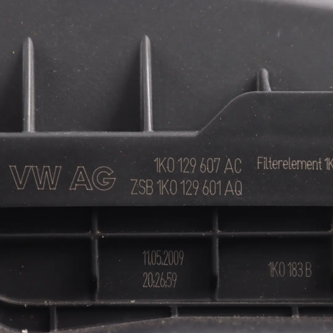 Mk3 Air Filter Box Covering Housing Cover to VW Volkswagen Scirocco with Part number 1K0129607AC VW Volkswagen Scirocco Mk3 Air Filter Box Covering Housing Cover - SKU 1K0129607AC - Part number 1K0129607AC