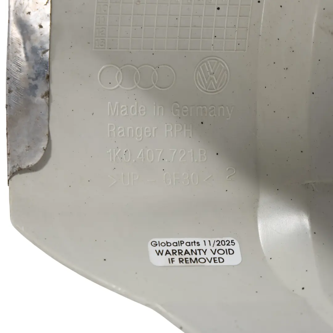 Volkswagen Golf Mk6 Escudo Calor Eje Transmisión Delantero Derecho - SKU 1K0407721B - Número de pieza 1K0407721B