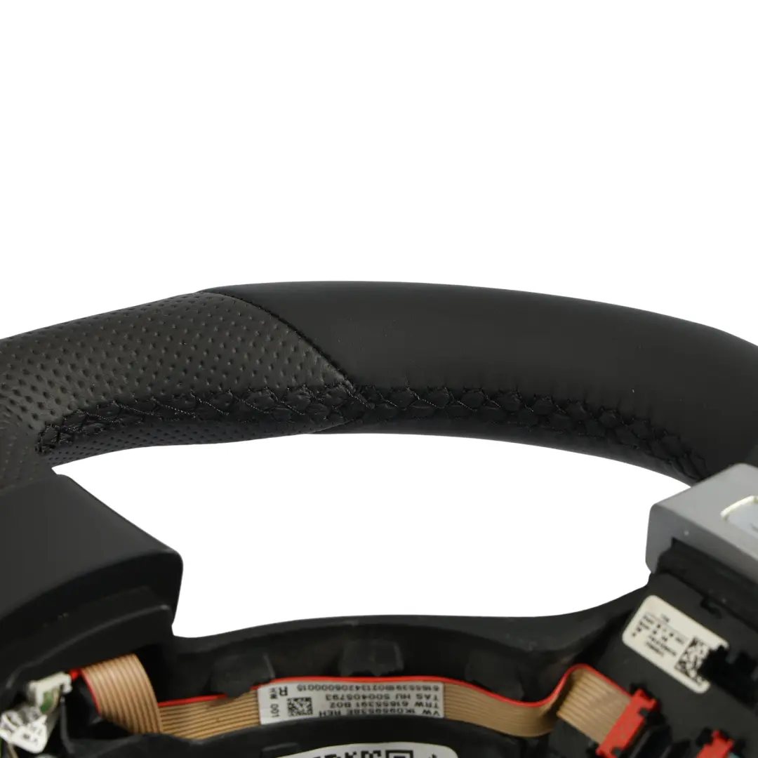 Volkswagen Golf MK5 GTI Steering Wheel NEW Black Leather Flat Bottom - SKU 1K0419091CF-1 - Part number 1K0419091CF