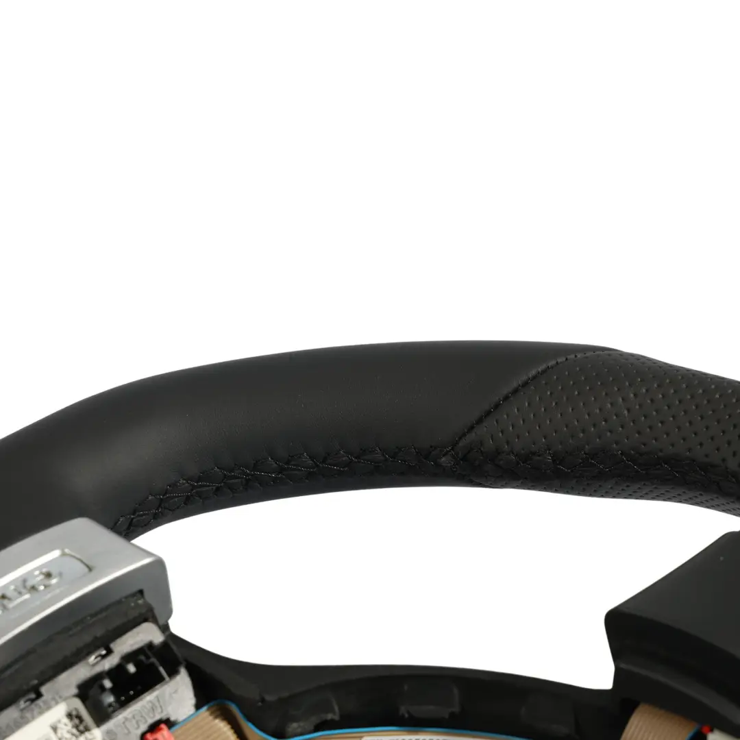 MK5 GTI Steering Wheel NEW Black Leather Flat Bottom to Volkswagen Golf with Part number 1K0419091CF Volkswagen Golf MK5 GTI Steering Wheel NEW Black Leather Flat Bottom - SKU 1K0419091CF-1 - Part number 1K0419091CF