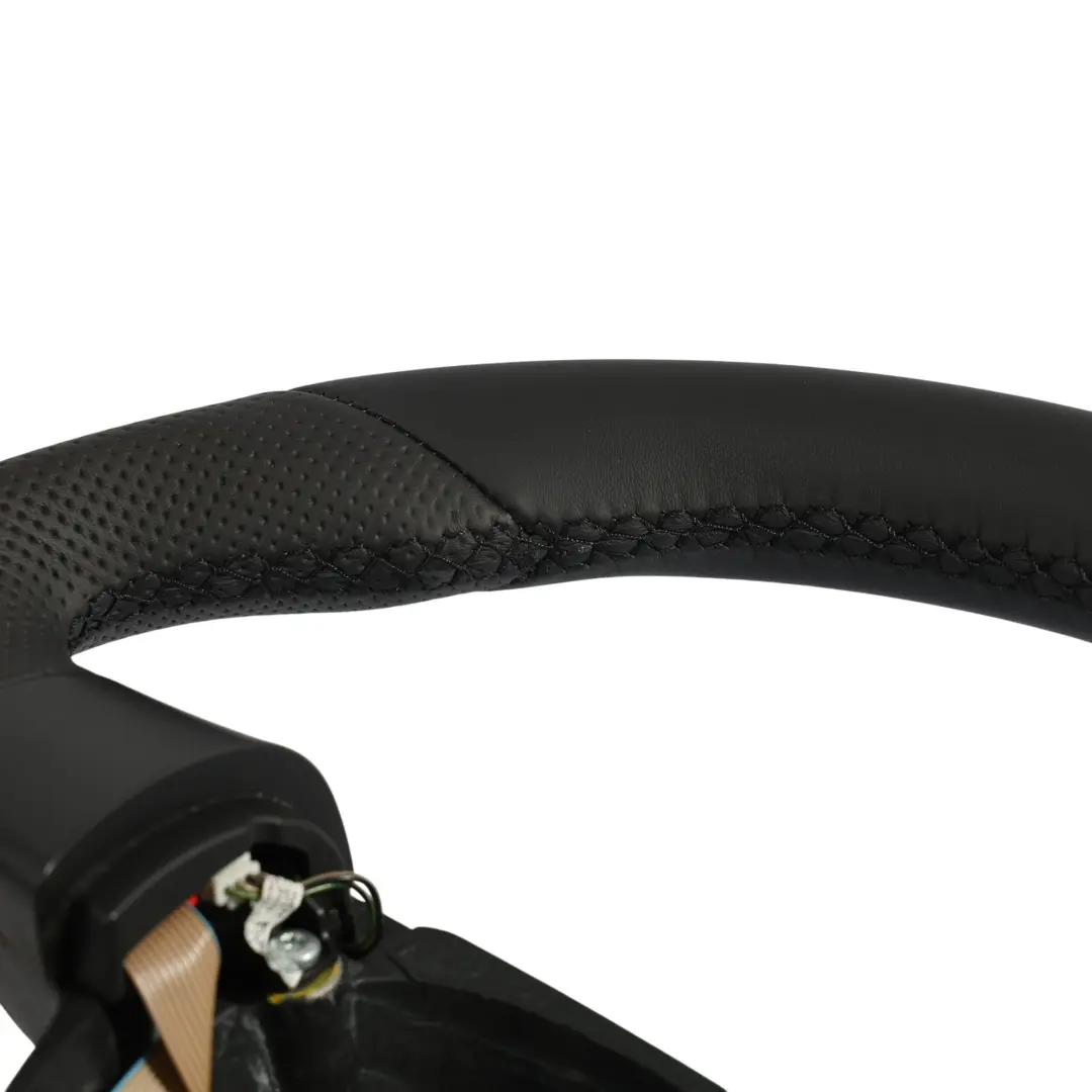 Volkswagen Golf MK5 GTI Steering Wheel NEW Black Leather Flat Bottom - SKU 1K0419091CF-1 - Part number 1K0419091CF