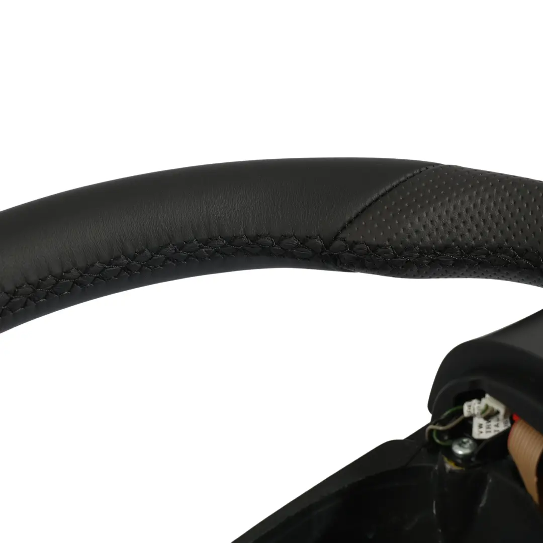 Volkswagen Golf MK5 GTI Steering Wheel NEW Black Leather Flat Bottom - SKU 1K0419091CF-1 - Part number 1K0419091CF