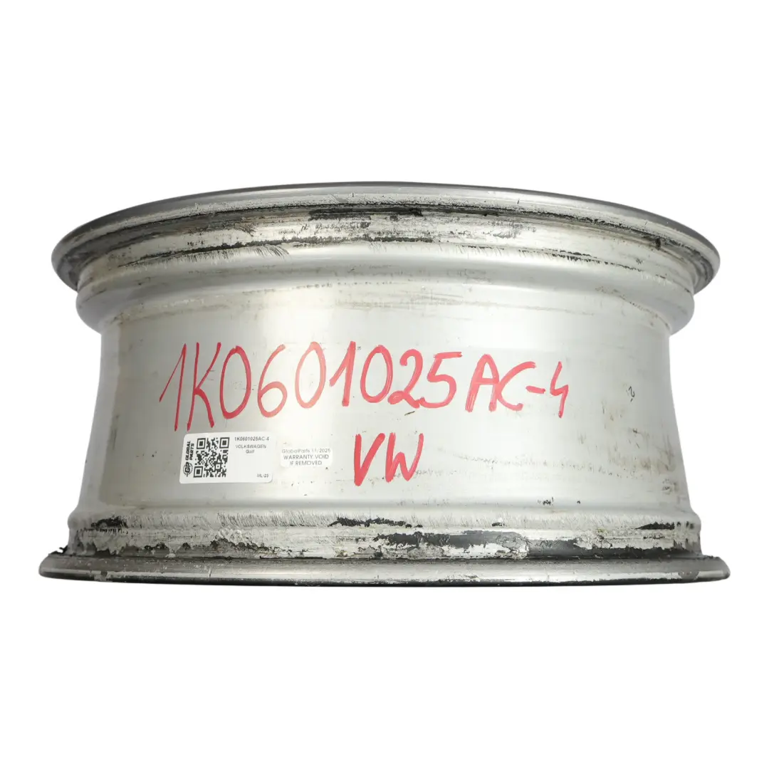 VW Volkswagen Golf Mk5 GTI Graue Leichtmetallfelge 17" 7,5J ET:51 - SKU 1K0601025AC-4 - Teilenummer 1K0601025AC