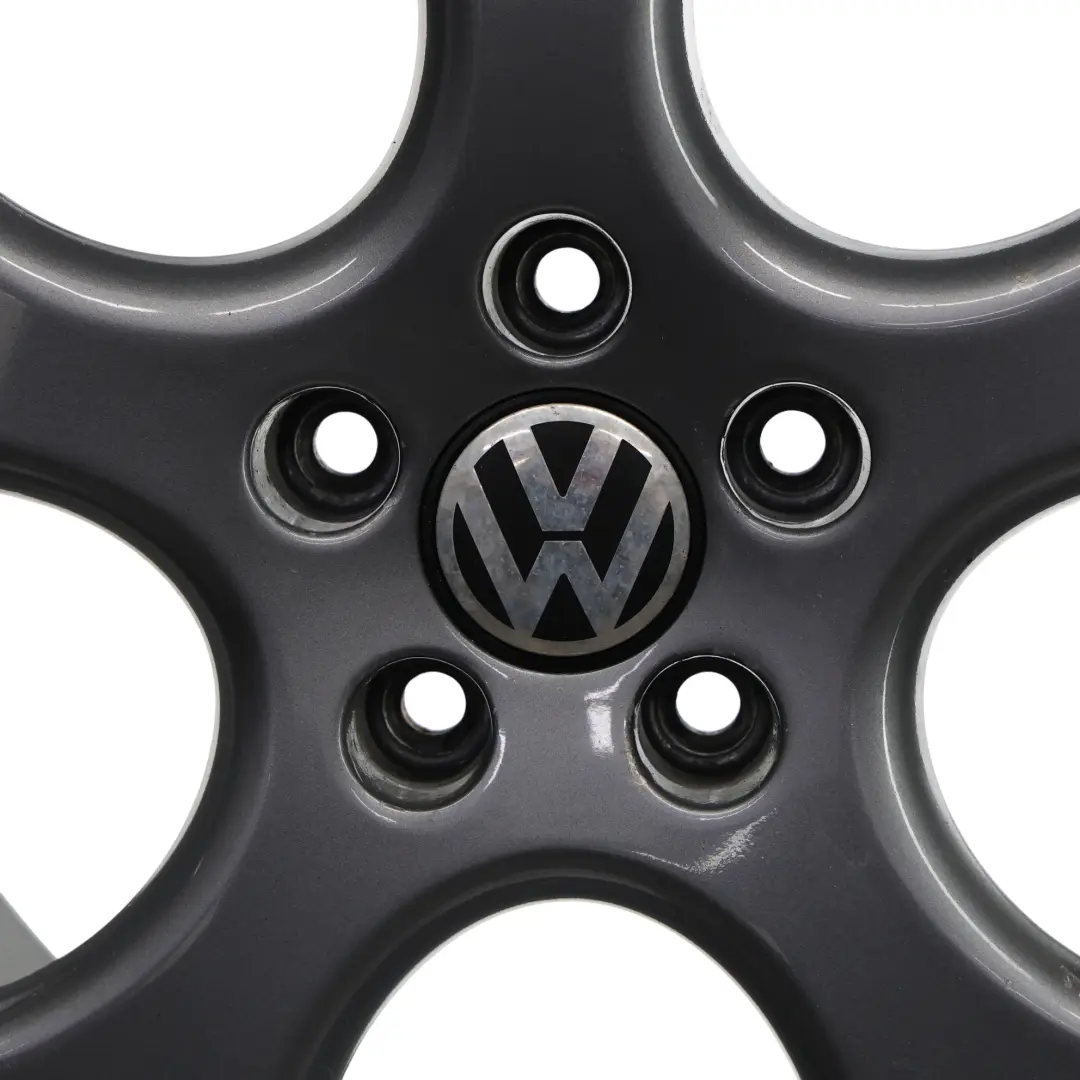 Mk5 GTI Gris Llanta Aleación 17" 7.5J ET:51 para VW Volkswagen Golf con número de pieza 1K0601025AC VW Volkswagen Golf Mk5 GTI Gris Llanta Aleación 17" 7.5J ET:51 - SKU 1K0601025AC-4 - Número de pieza 1K0601025AC